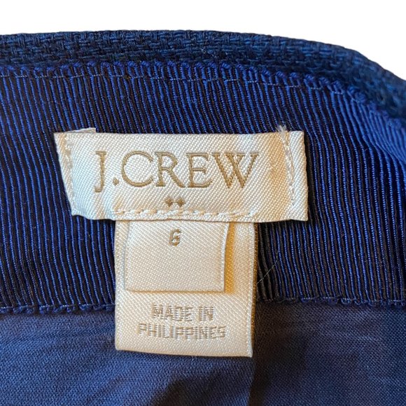 J. Crew Women's Pineapple Printed Basketweave Preppy Academia Mini Skirt-size 6 - Picture 2 of 13